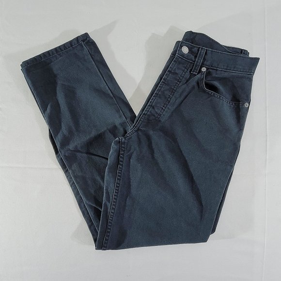 BANANA REPUBLIC Jeans Women's 6 (Actual 29.5" x 31") Blue Canvas Jeans Straight - Picture 3 of 4